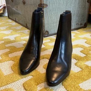 J. Crew Women's Black Leather Boots (NWOT)